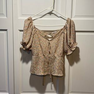 Beautiful Floral Crop Top